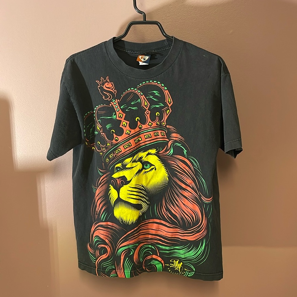 Authentic Ogabel of collection Rasta lion shirt